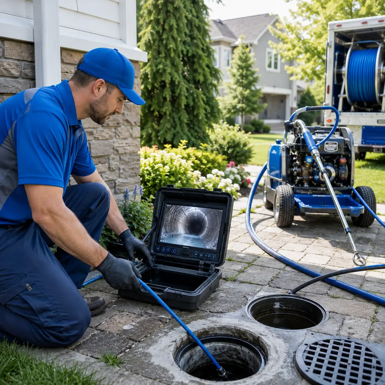 Outdoor drain cleaning professionals serving Filer City, MI