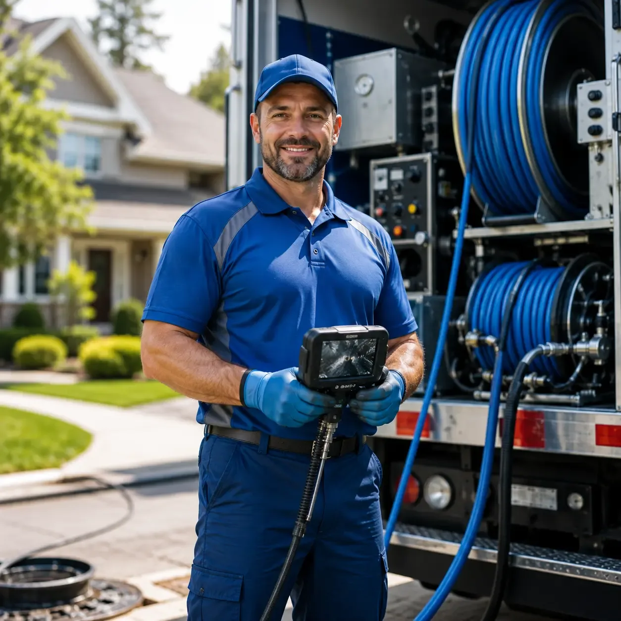 Local outdoor drain cleaning specialists in Filer City, MI